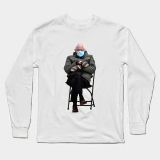 Bernie Sanders Meme Long Sleeve T-Shirt